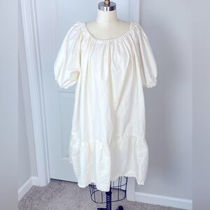 Handmade Natural Cotton Muslin Peasant Chemise